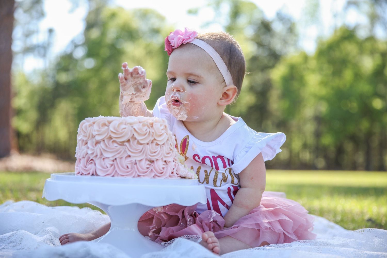 cash smash portrait session, 1 year photos, baby girl, Tyler, Texas
