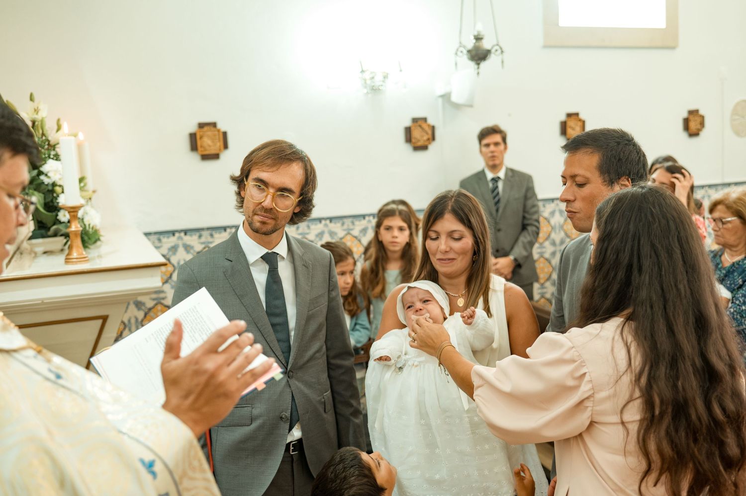 Lifestyle baptism photography capturing genuine connections and quiet moments.