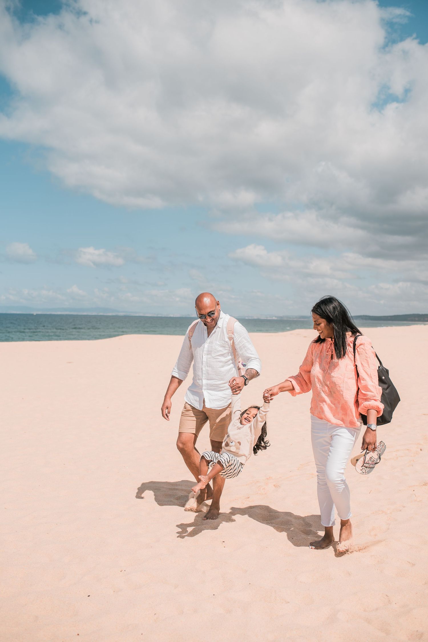 Beach Family Photo Session in Lisbon, Portugal | Irish Family Photoshoot