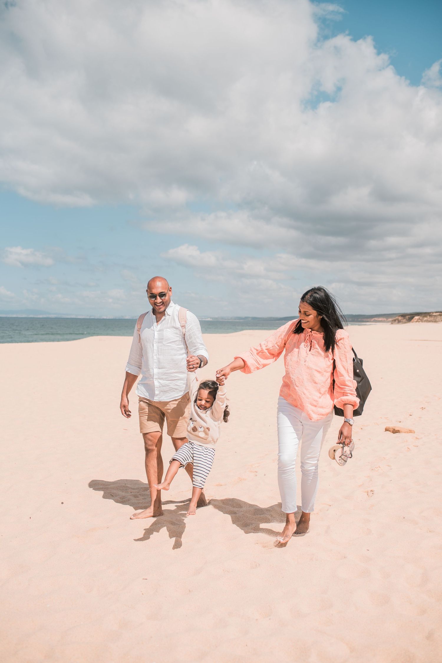 Beach Family Photo Session in Lisbon, Portugal | Irish Family Photoshoot