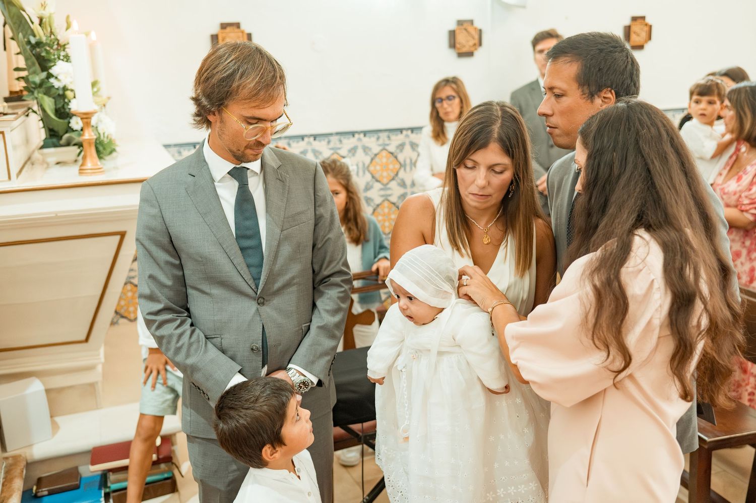 Lifestyle baptism photography capturing genuine connections and quiet moments.