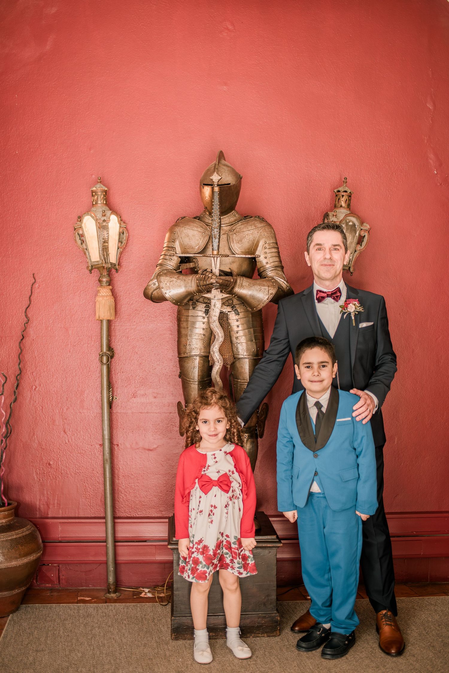 Wedding dinner celebration with family and friends at an intimate destination wedding in Portugal.