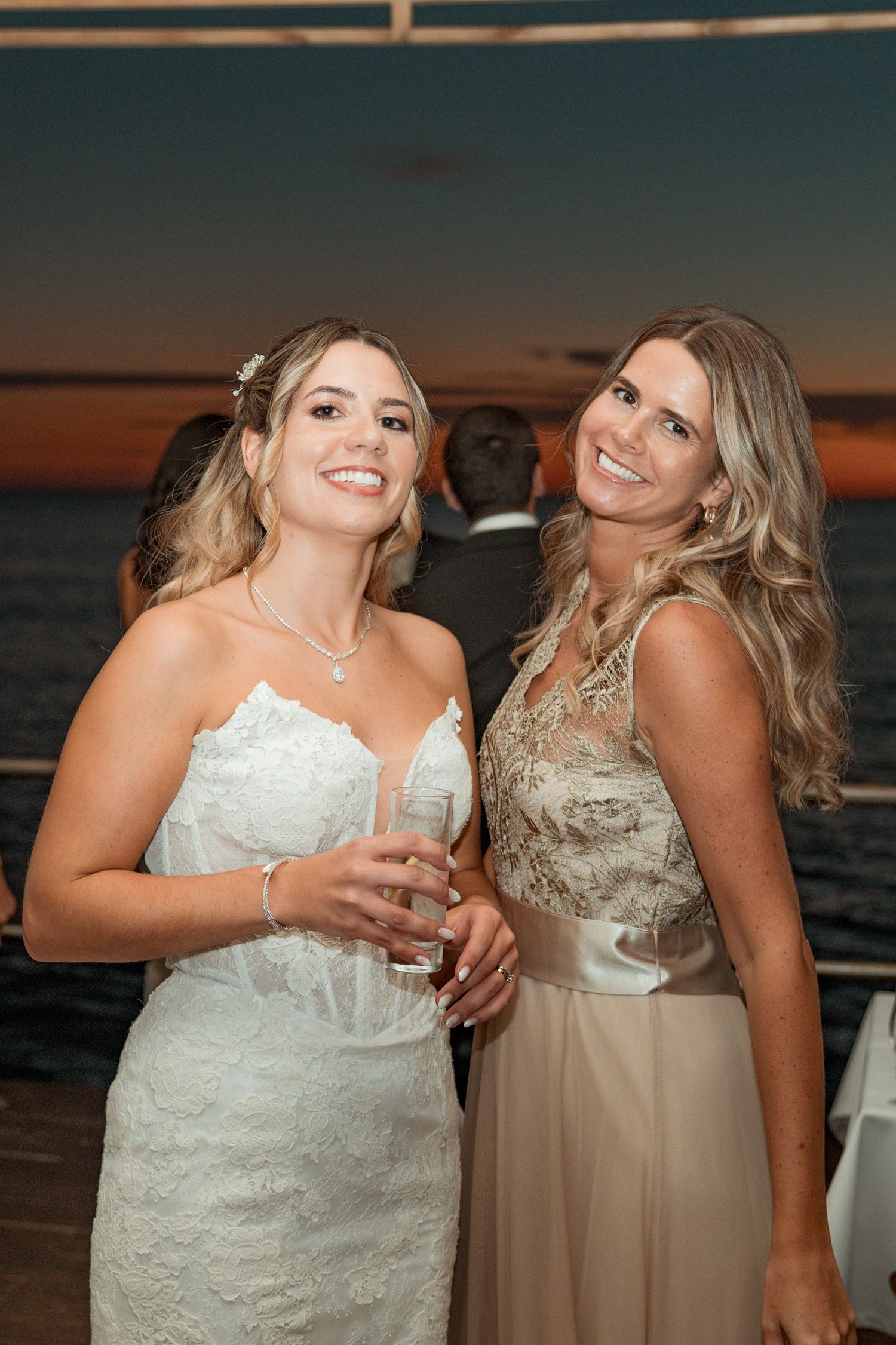 Seaside wedding in Parede, Portugal, with ocean views and golden sunset light near Lisbon.