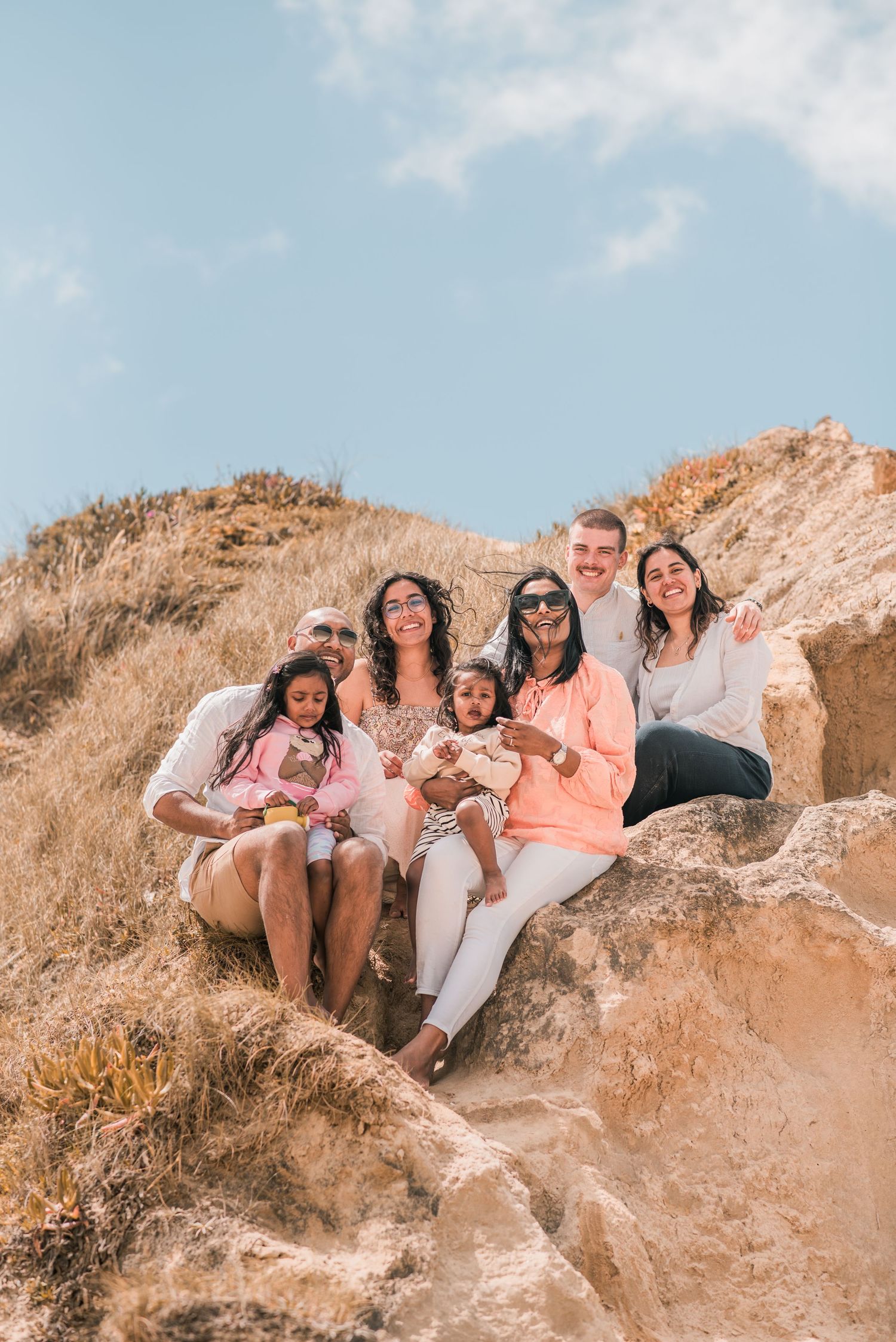 Beach Family Photo Session in Lisbon, Portugal | Irish Family Photoshoot