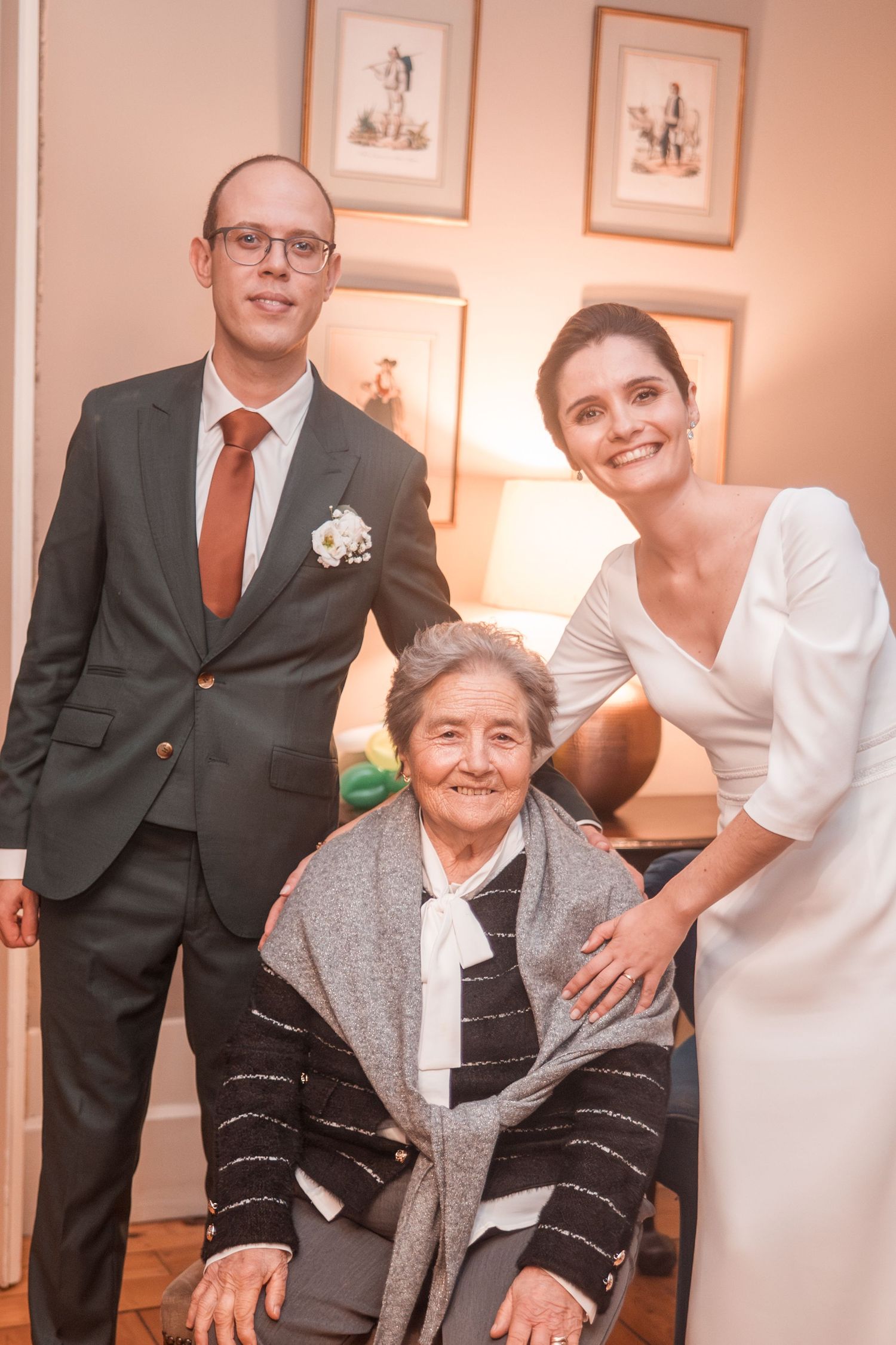 Emotional winter wedding celebration in Porto with cozy and festive atmosphere.