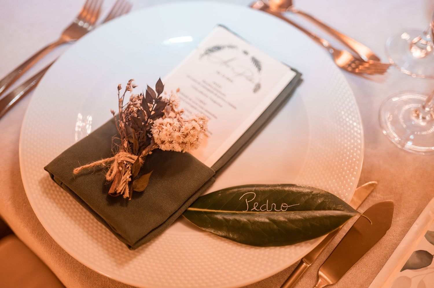 Destination wedding in Porto during Christmas season with elegant winter details.