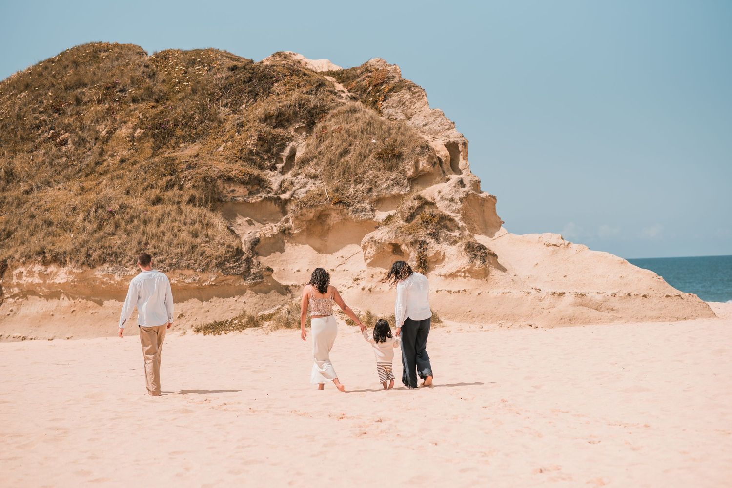 Beach Family Photo Session in Lisbon, Portugal | Irish Family Photoshoot