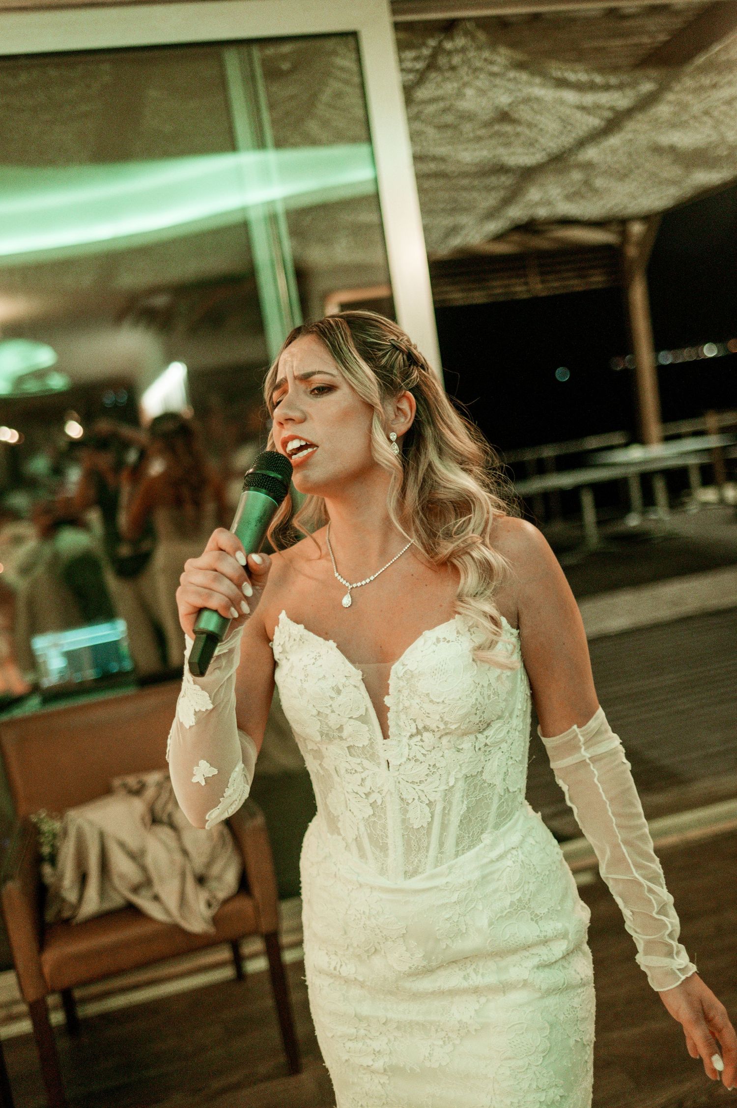 Seaside wedding in Parede, Portugal, with ocean views and golden sunset light near Lisbon.