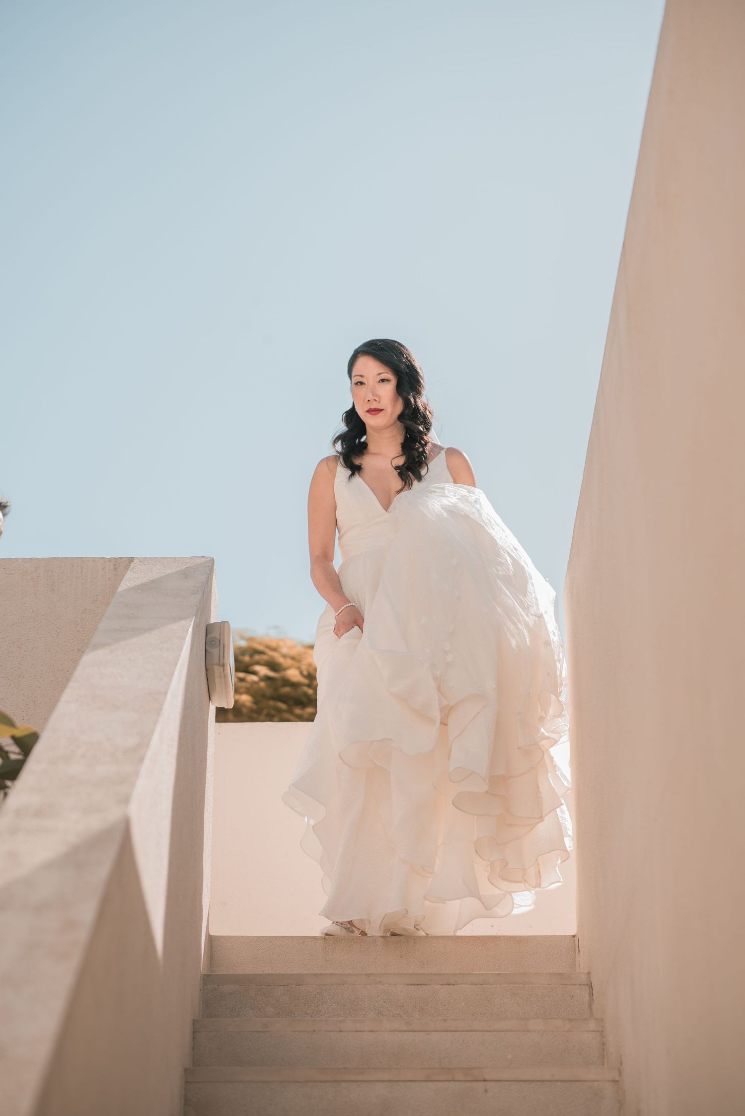 Bride portrait in Lisbon wedding photography