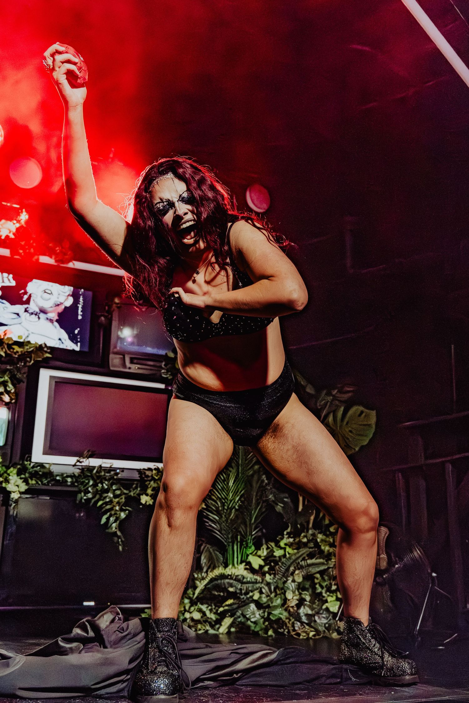 performer shot on stage