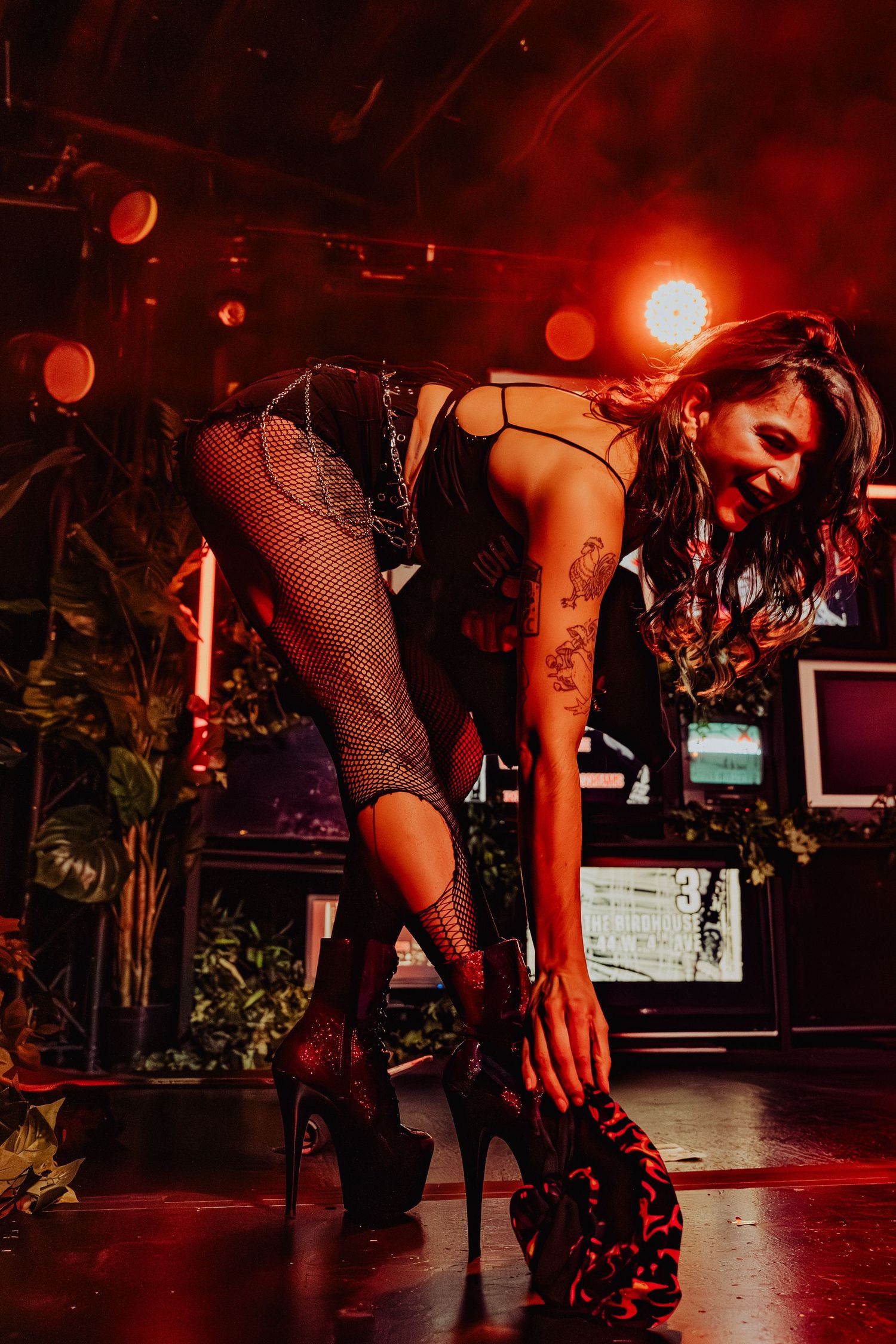 performer shot on stage