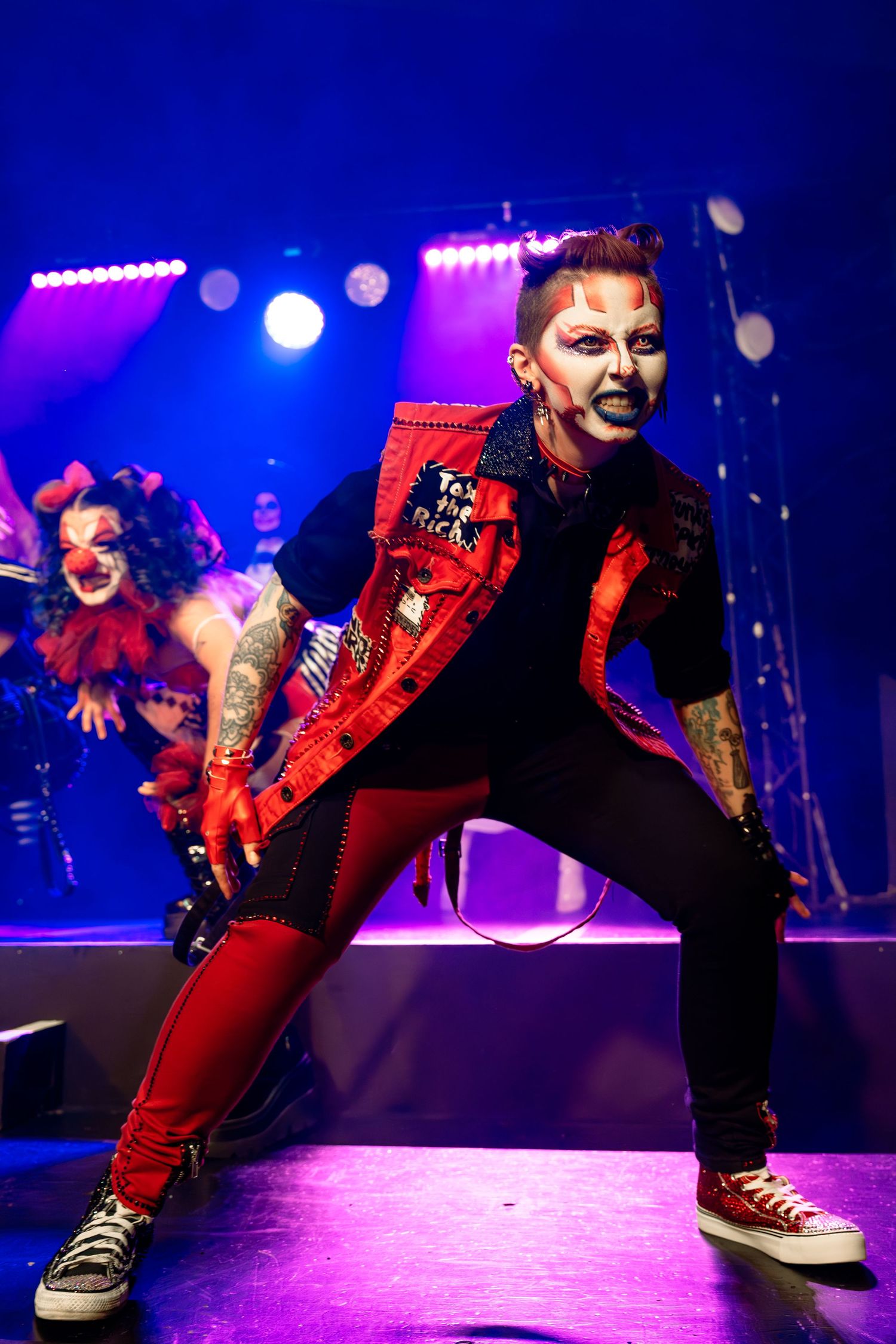 performer shot on stage