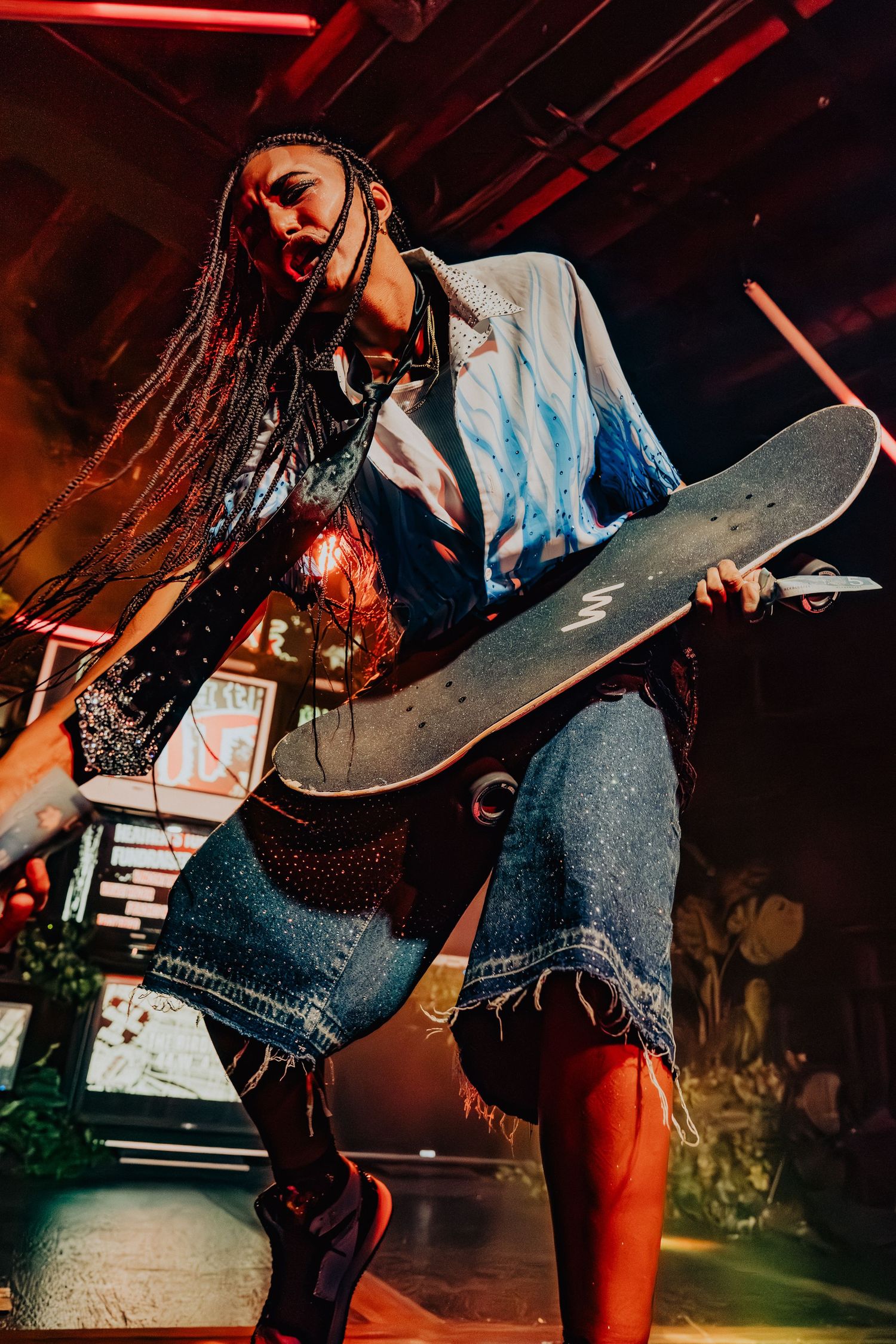 performer shot on stage