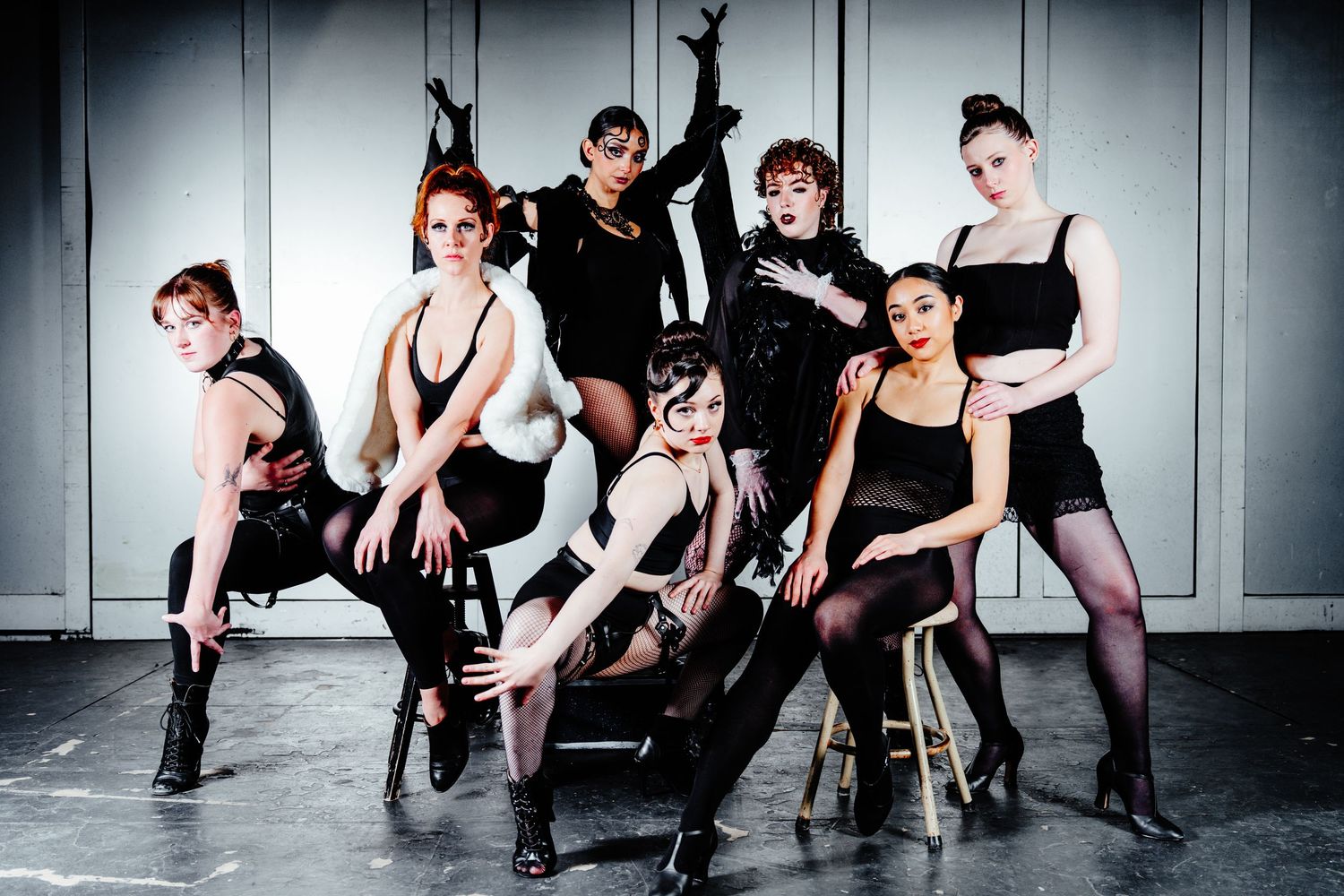 a group of dancers posing to the camera