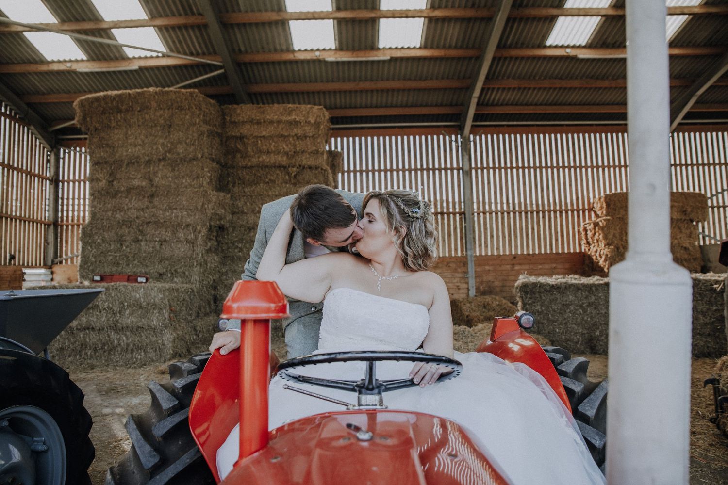 farmyard wedding