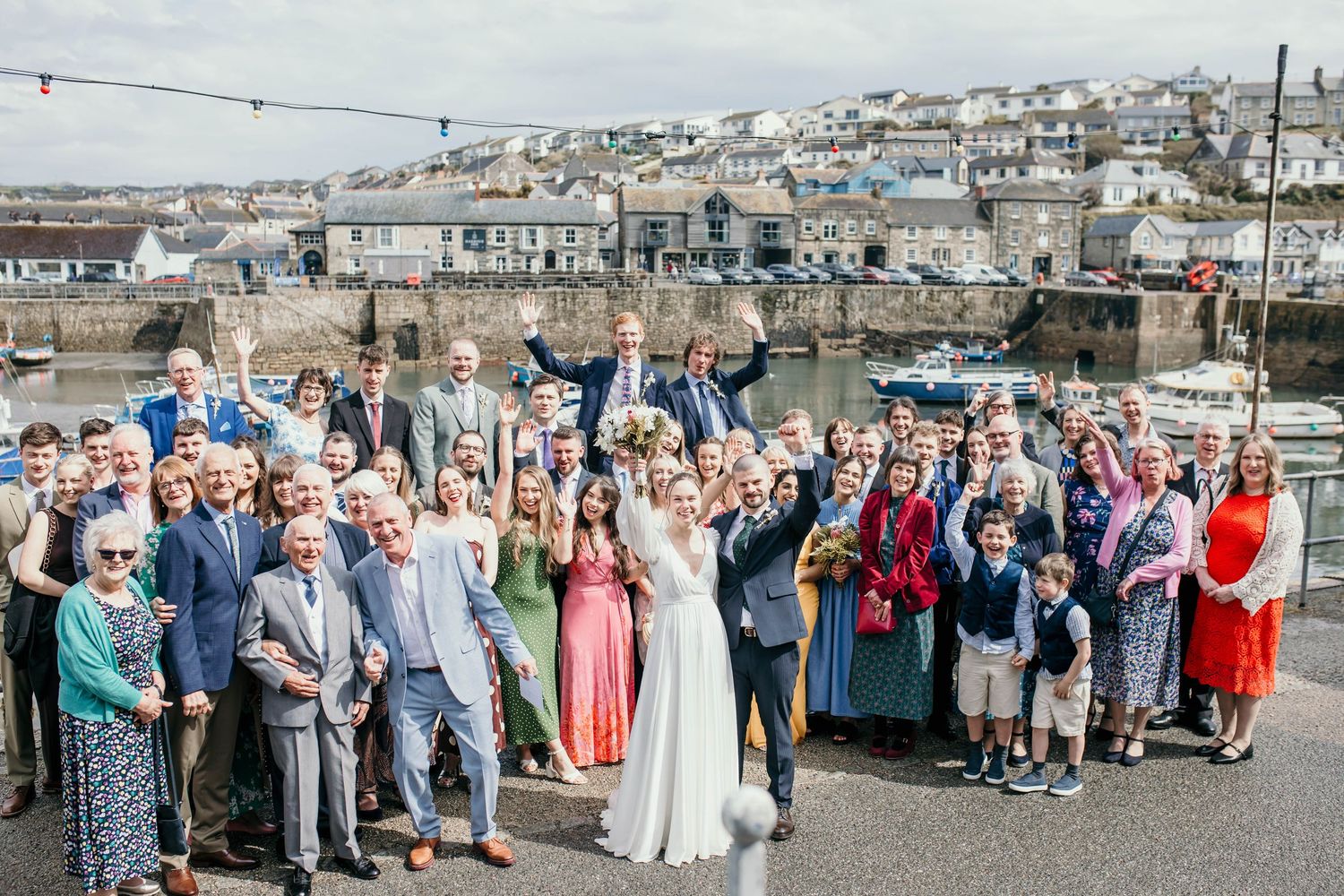 group photos wedding photography cornwall