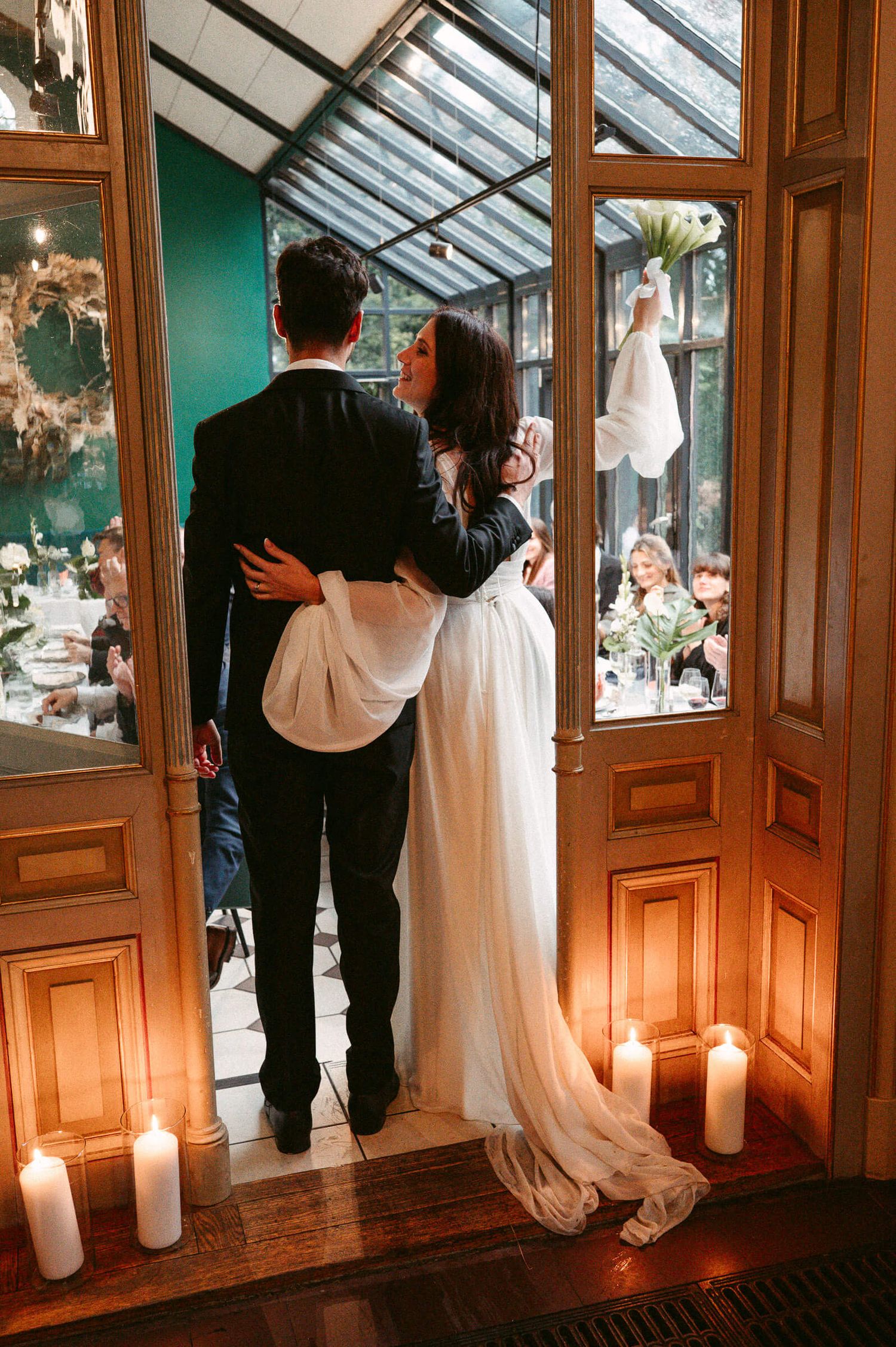 Hochzeitsfotografie Zürich Brautpaar im Thalvie