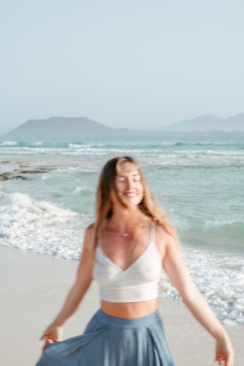 Portraitfotografie Fuerteventura Portrait Frau am Strand