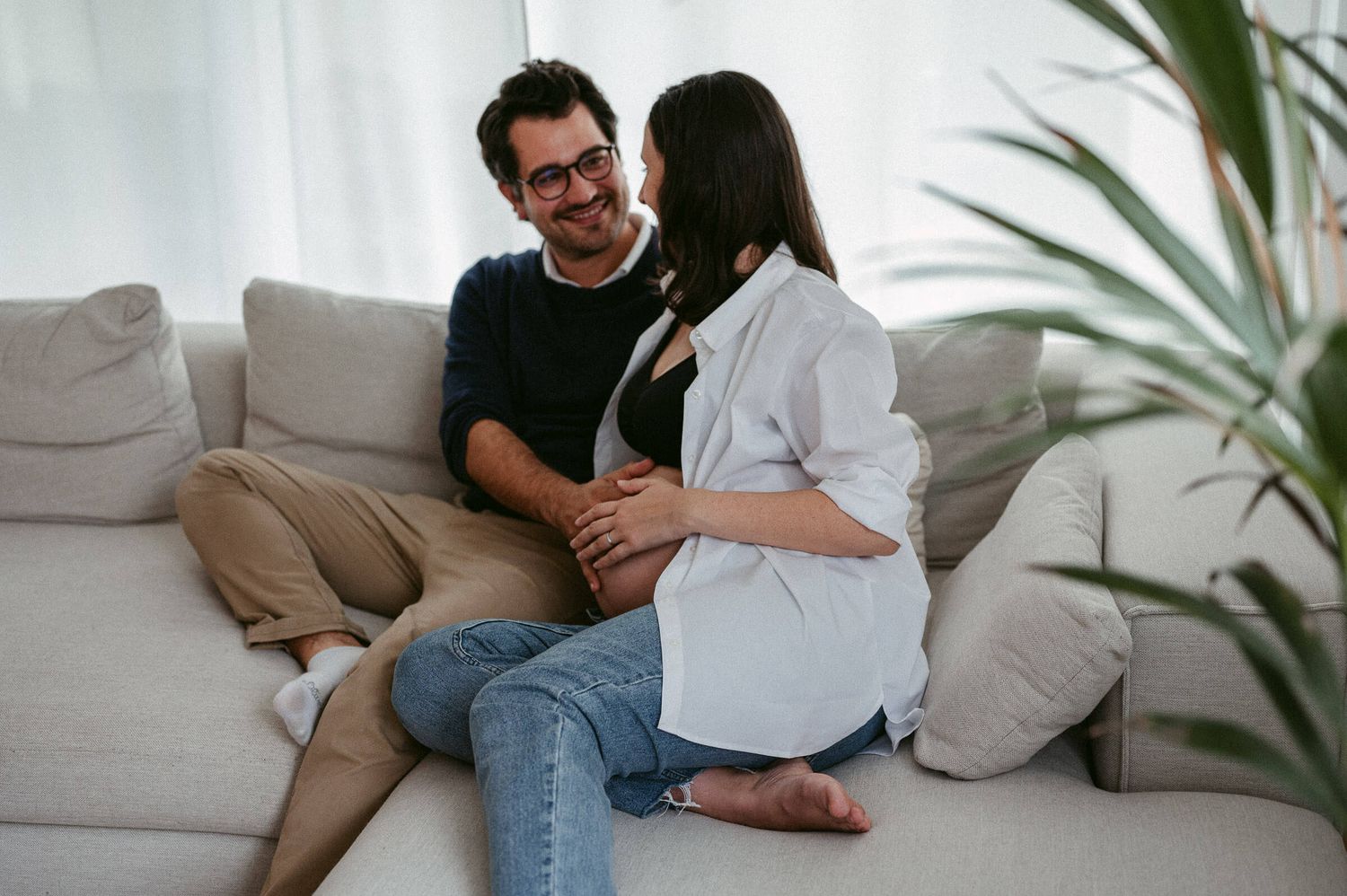 Schwangerschaftsfotografie St.Gallen Portrait Babybauch