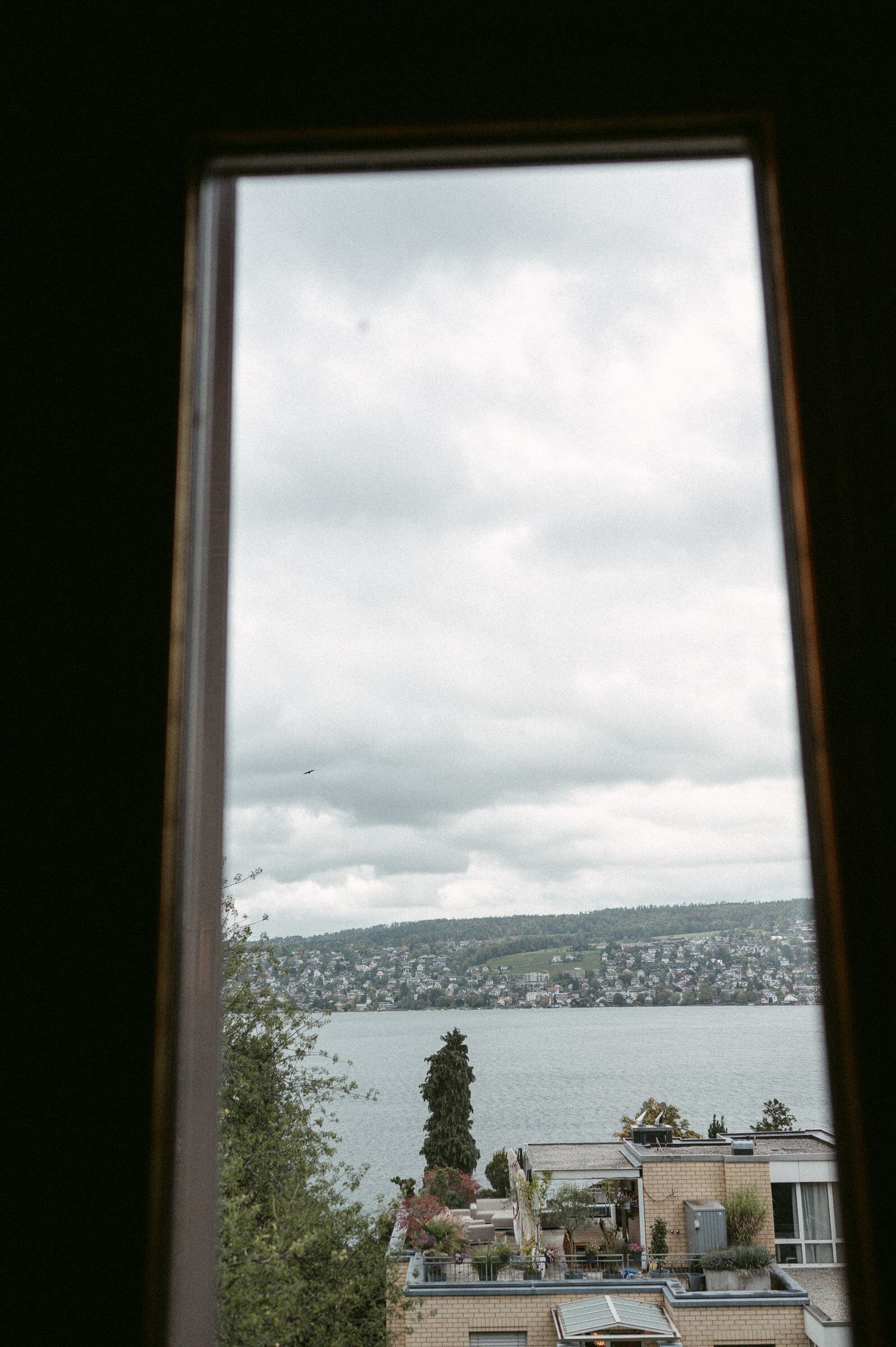 Hochzeitsfotografie Zürich Aussicht auf Zürichsee