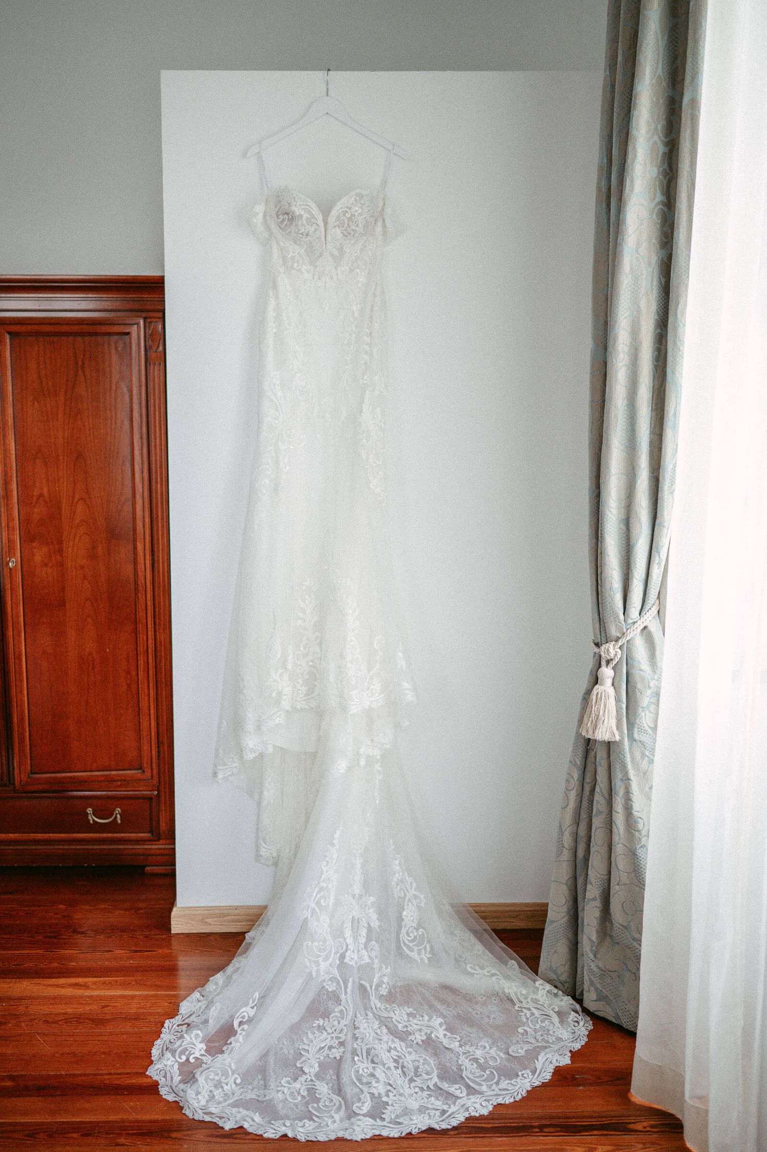 Hochzeitsfotografie Italien Brautkleid