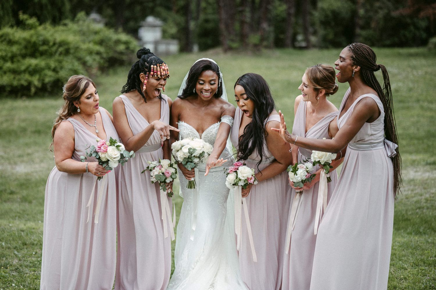 Hochzeitsfotografie Italien Portrait Bridesmaids