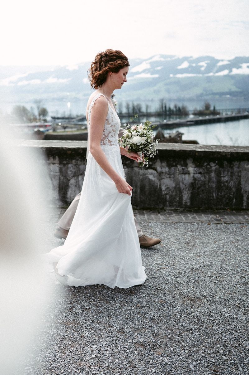 Hochzeitsfotografie Zürich Rapperswil Paar am Zürichsee