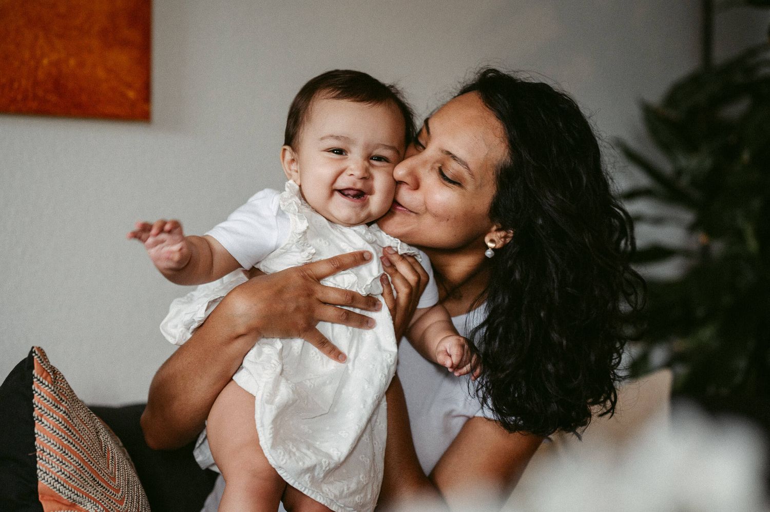 Babyfotografie Zürich Mutter mit Baby