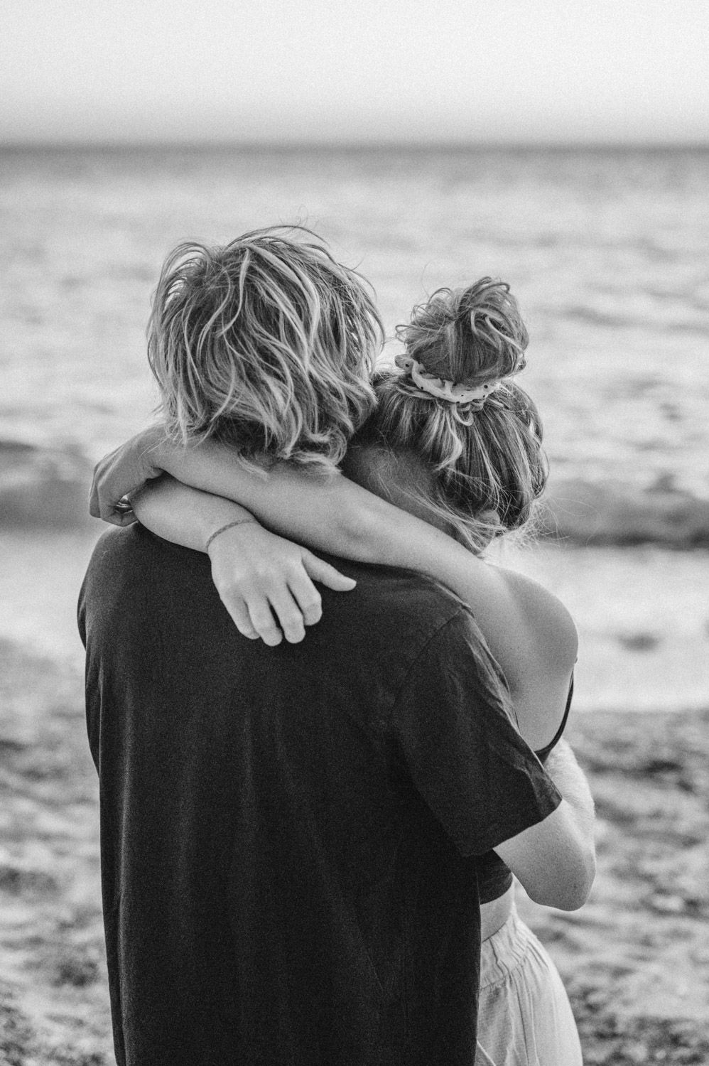 Paarfotografie am Strand Griechenland