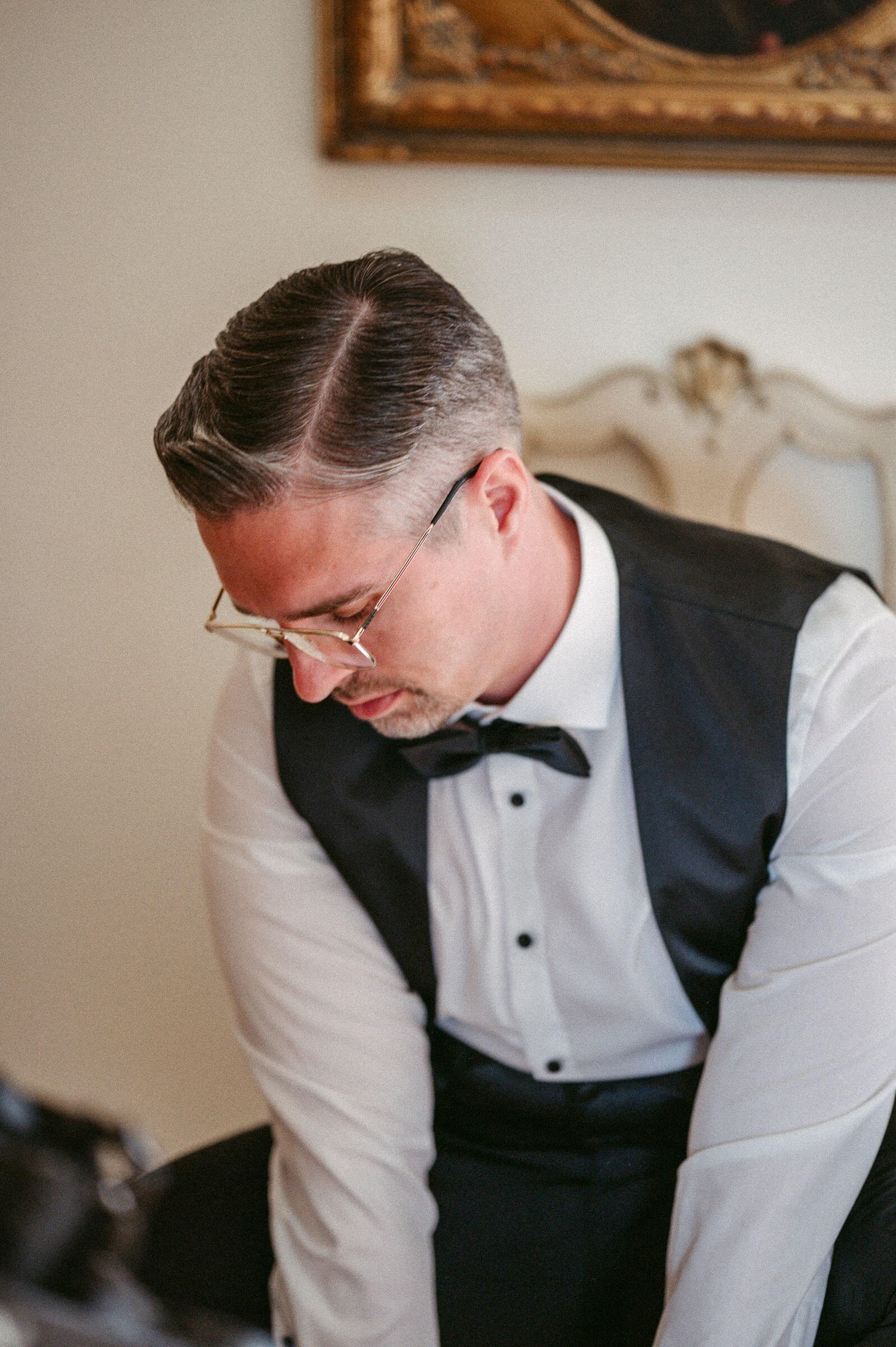Hochzeitsfotografie Italien Bräutigam