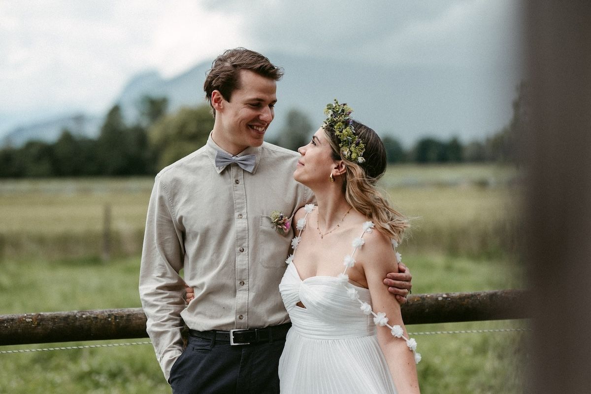 Hochzeitsfotografie St.Gallen Freundinnen Brautpaar Portrait