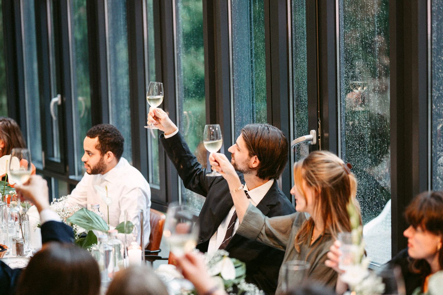 Hochzeitsfotografie Zürich Feier im Thalvie