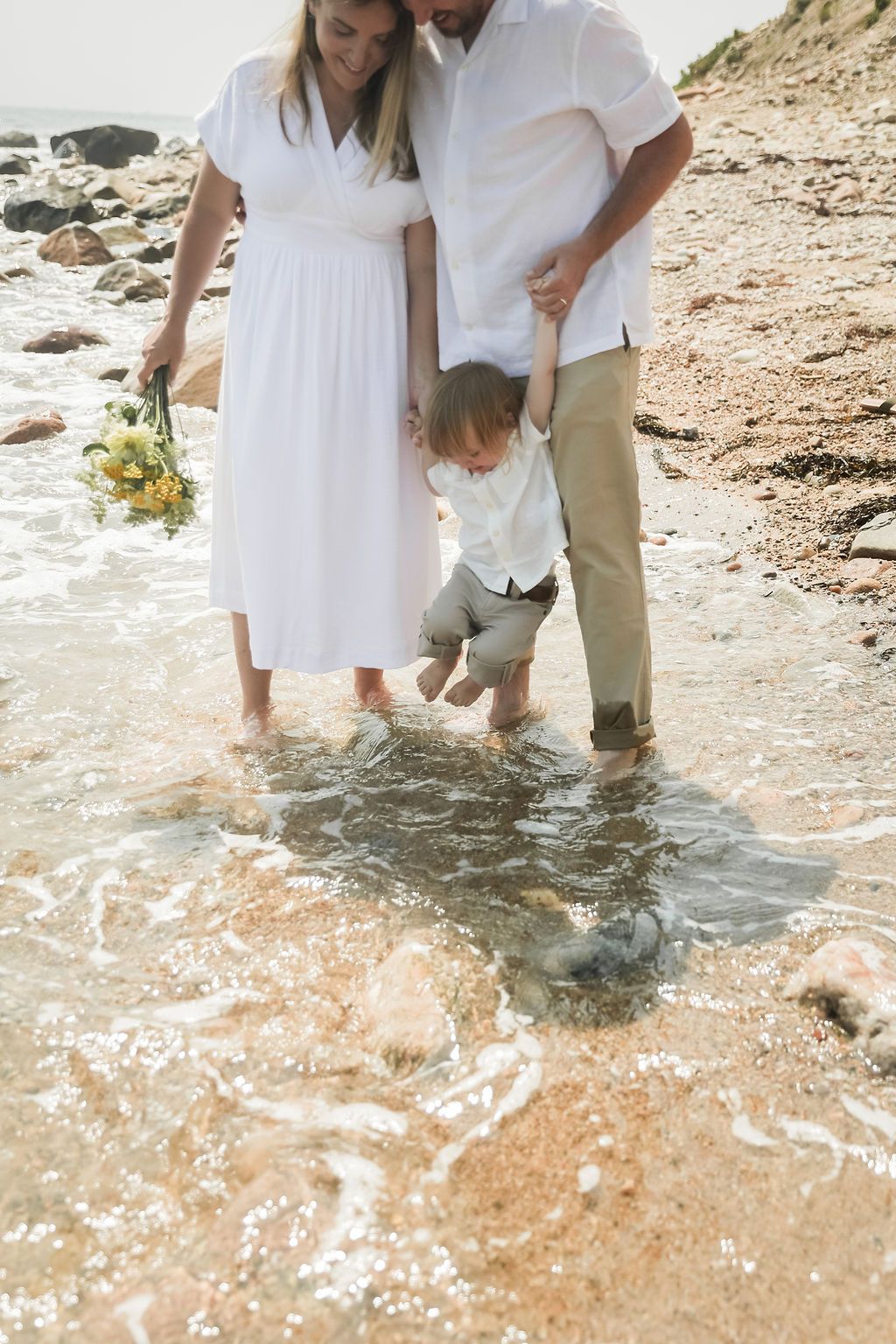 block island elopement at the beach