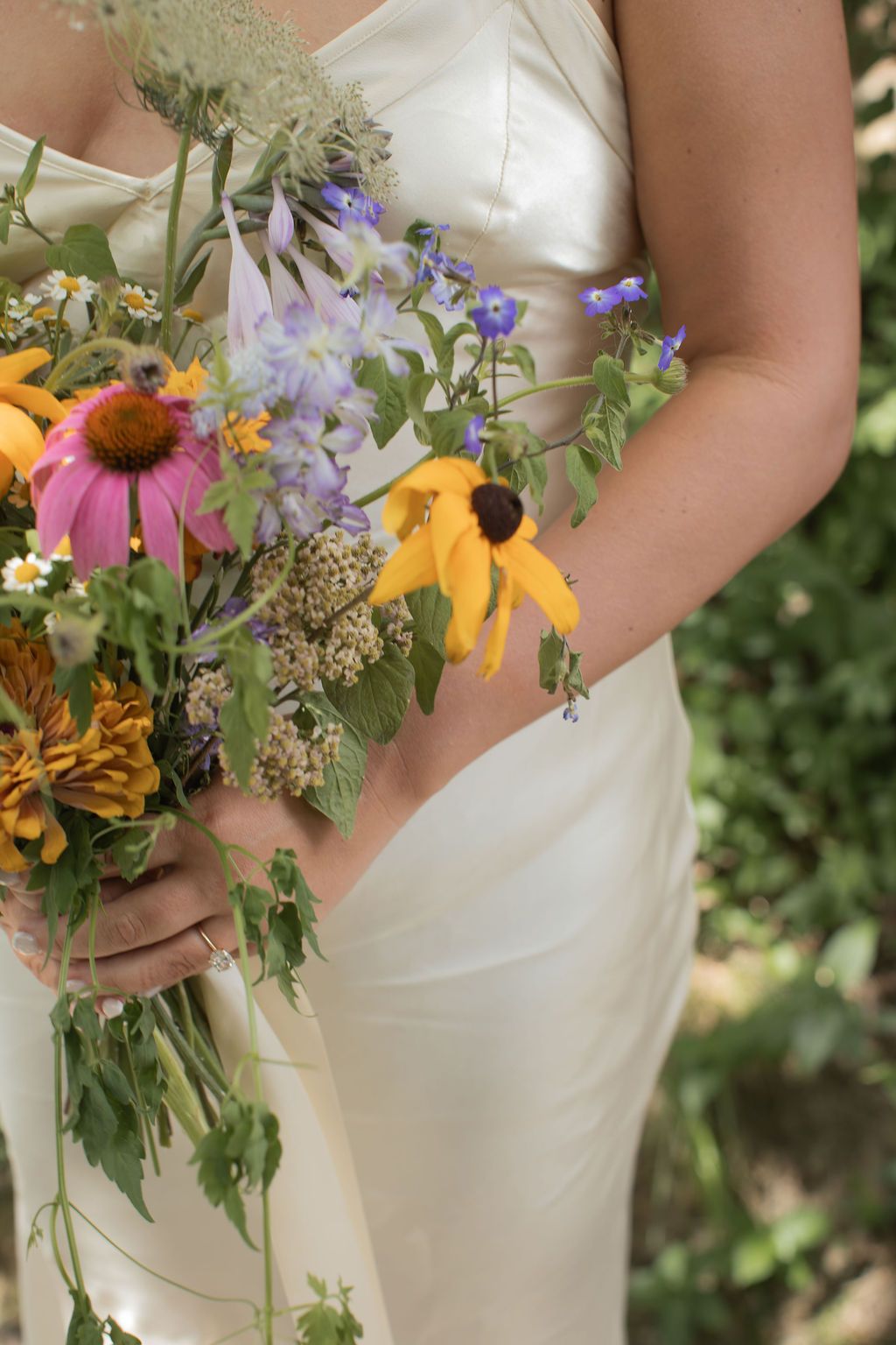 wildflower bridal bouquet