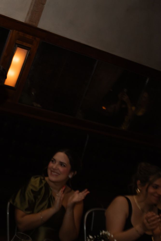wedding guest clapping