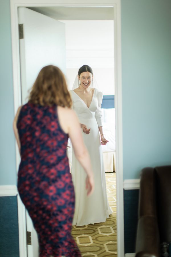 first look photos newport rhode island wedding photography