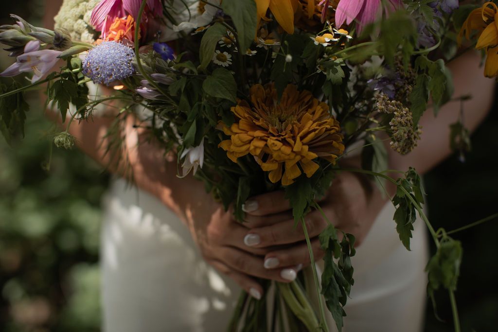 wildflower bridal bouquet