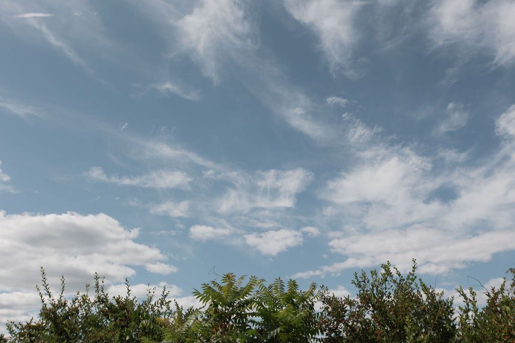 photo of blue sky with clouds
