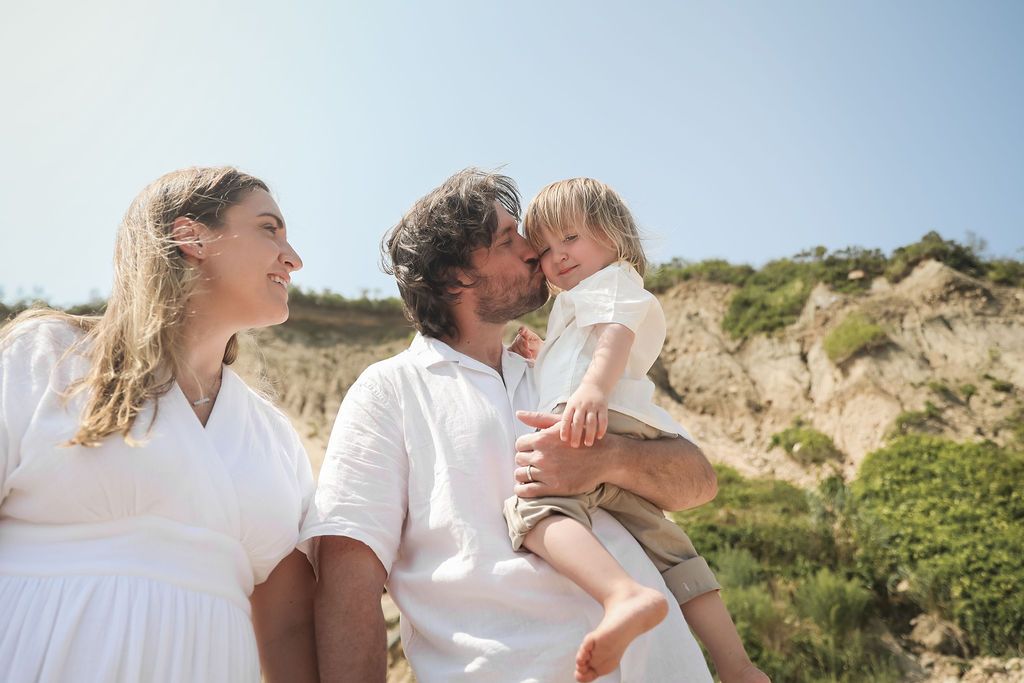 family photo at block island wedding