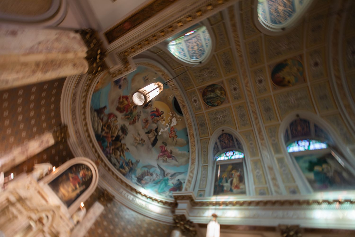beautiful church ceiling