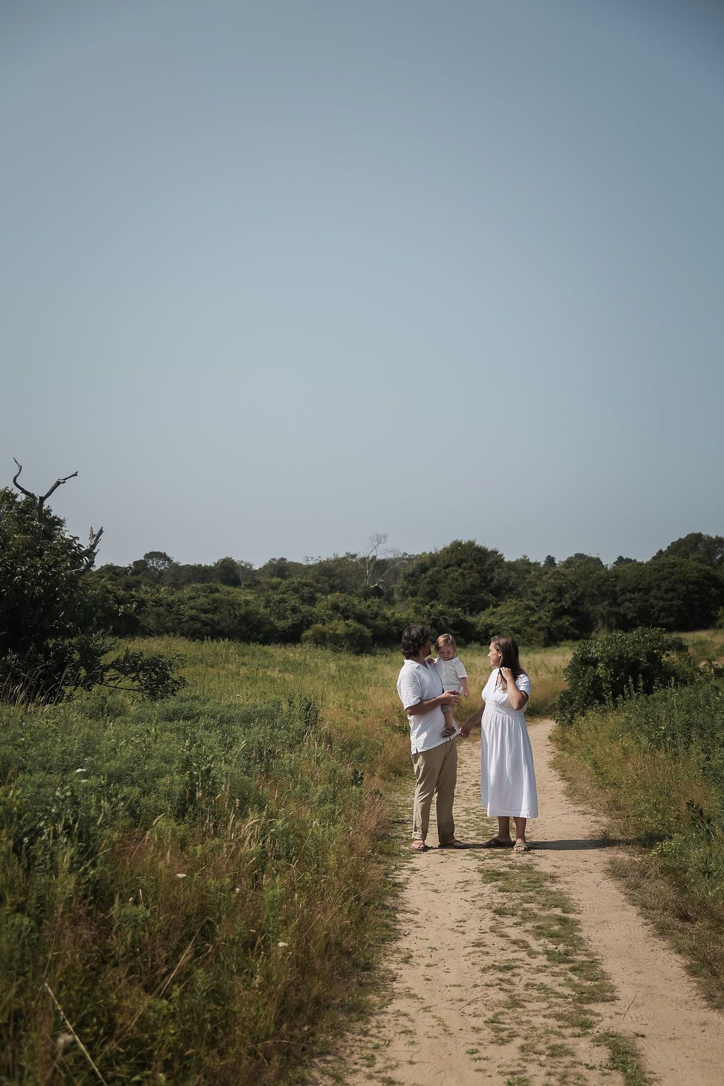 couple walking rhode island elopement ceremony