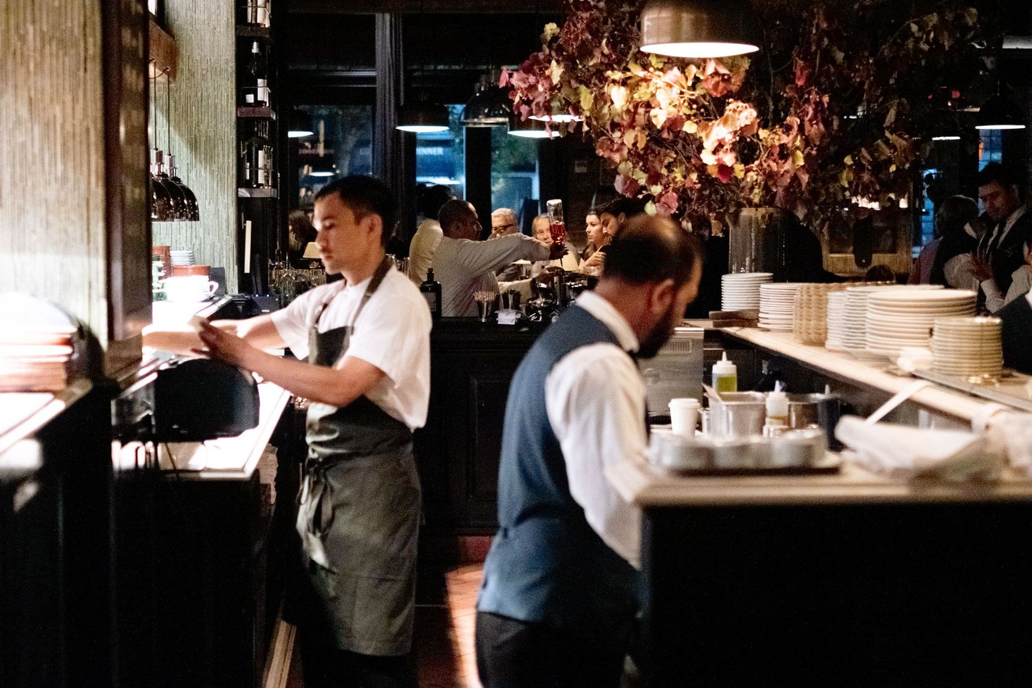 kitchen at wedding in rhode island