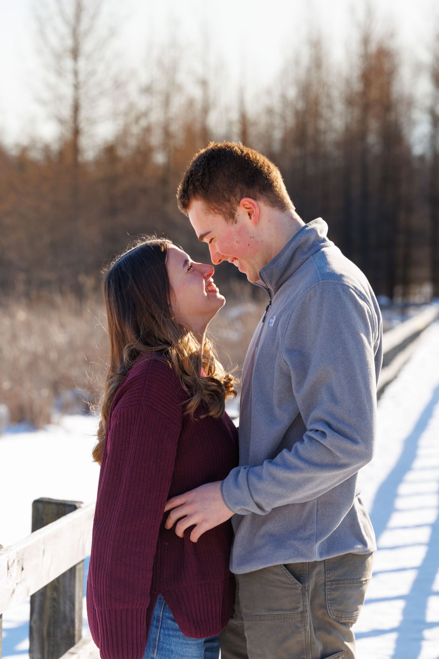 Mer Bleue Bog Ottawa Couple Photoshoot
