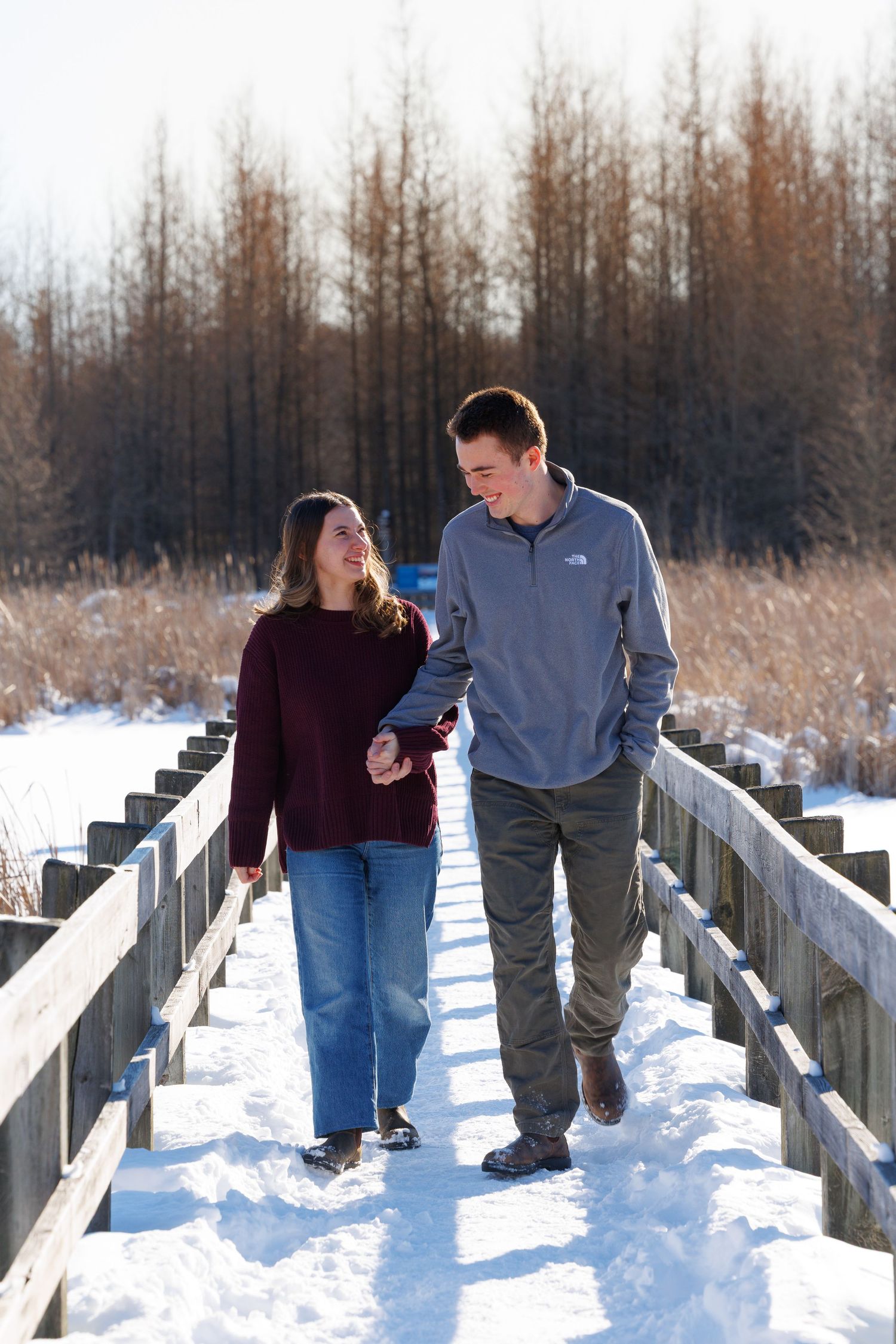 Mer Bleue Bog Ottawa Couple Photoshoot