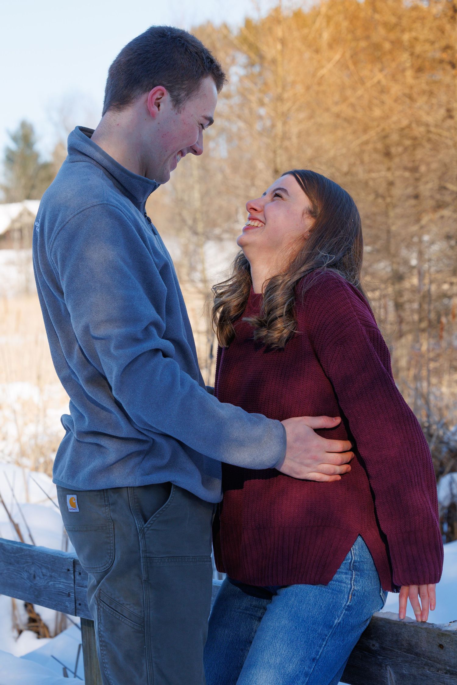 Mer Bleue Bog Ottawa Couple Photoshoot