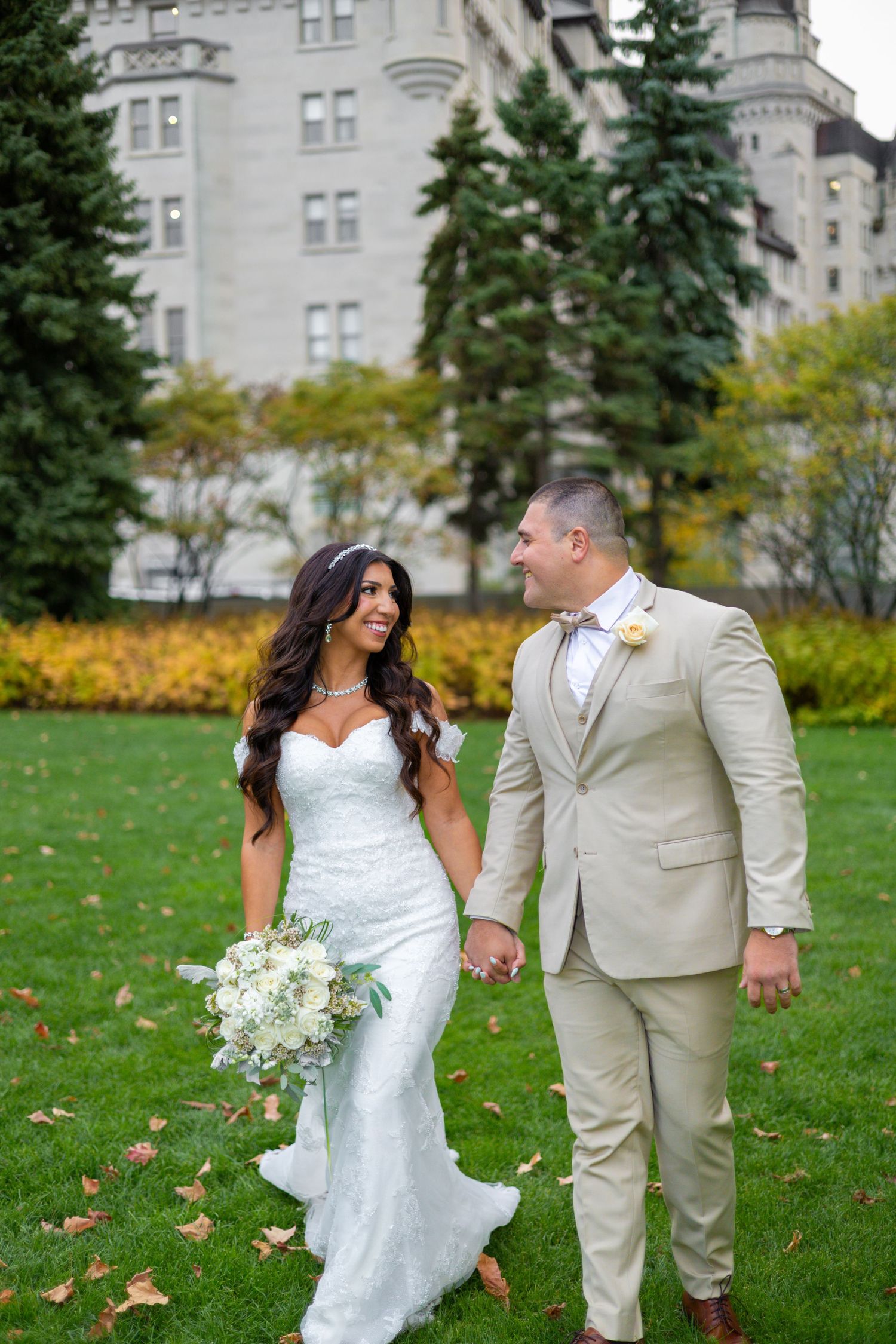 Chateau Laurier Wedding Portrait