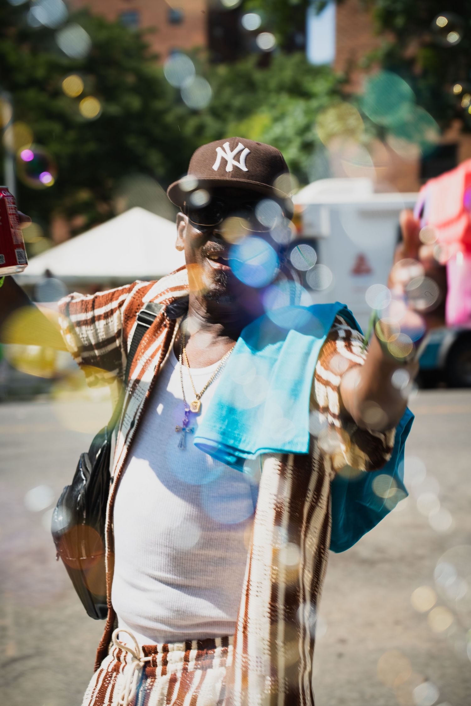 bubbles on a party