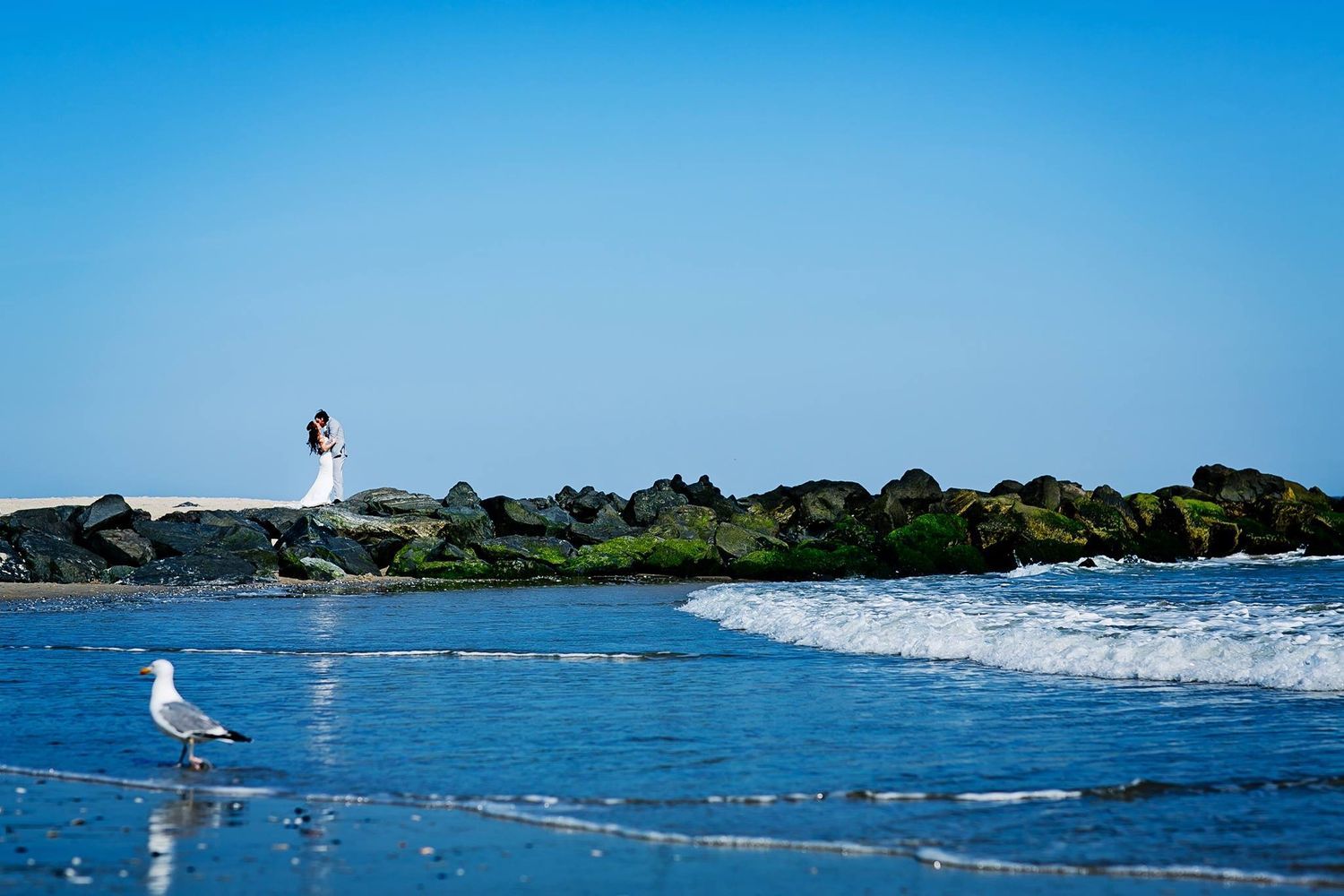 beach wedding photos new jersey