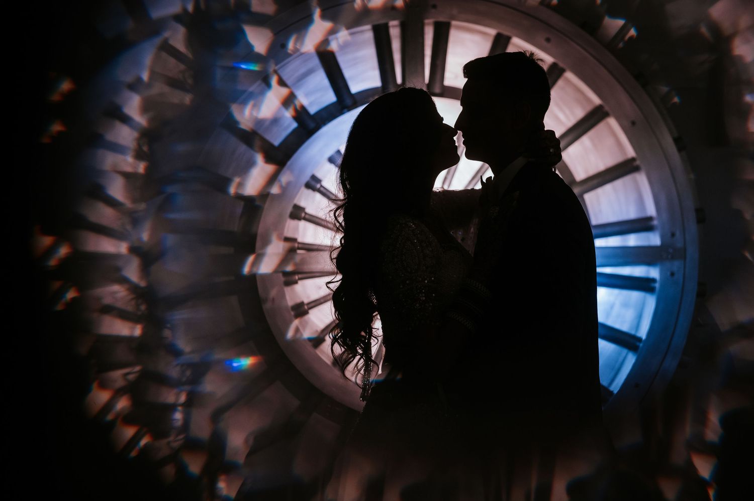 award winning creative unique wedding photos of couple