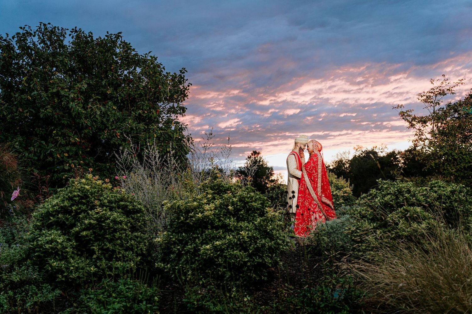 south asian hindu muslin wedding photos